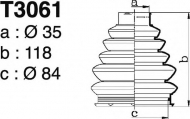 Комплект пыльника DEPA T3061