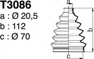 Комплект пыльника DEPA T3086