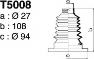 Комплект пыльника DEPA T5008