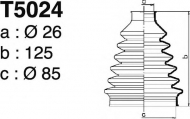 Комплект пыльника DEPA T5024