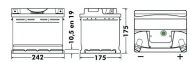 Аккумулятор CENTRA CB543