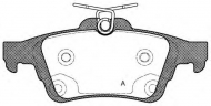 Комплект тормозных колодок OPEN PARTS BPA0842.70