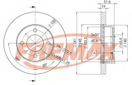 Тормозной диск FREMAX BD-1008