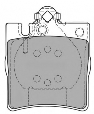 Комплект тормозных колодок FREMAX FBP-1142