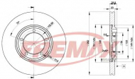 Тормозной диск FREMAX BD-0100