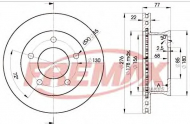 Тормозной диск FREMAX BD-0181