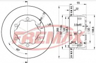 Тормозной диск FREMAX BD-0185