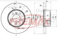 Тормозной диск FREMAX BD-0265