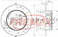 Тормозной диск FREMAX BD-0430