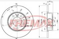 Тормозной диск FREMAX BD-0673