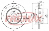 Тормозной диск FREMAX BD-1213