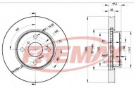 Тормозной диск FREMAX BD-2100