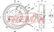 Тормозный барабан FREMAX BD-3043