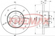 Тормозной диск FREMAX BD-4680