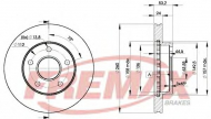 Тормозной диск FREMAX BD-8109