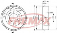 Тормозный барабан FREMAX BD-8312