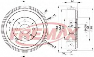 Тормозный барабан FREMAX BD-9600