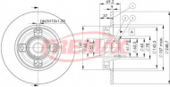 Тормозной диск FREMAX BD-4745