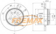 Тормозной диск FREMAX BD-6127