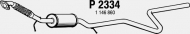 Амортизатор FENNO P2334