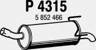 Амортизатор FENNO P4315