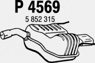 Амортизатор FENNO P4569