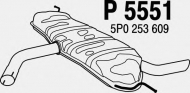 Амортизатор FENNO P5551