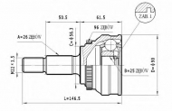 Шарнирный комплект STATIM C.331