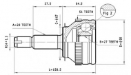 Шарнирный комплект STATIM C.373