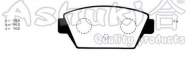 Комплект тормозных колодок ASHUKI C012-01