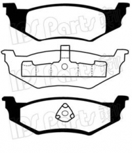 Комплект тормозных колодок IPS Parts IBR-1016