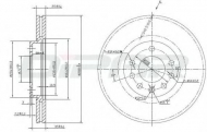 Тормозной диск DITAS DFD1007