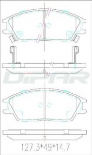 Комплект тормозных колодок DITAS DFB2286