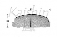 Комплект тормозных колодок KAISHIN D0003