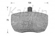 Комплект тормозных колодок KAISHIN D10098