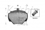 Комплект тормозных колодок KAISHIN D10102