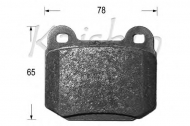 Комплект тормозных колодок KAISHIN D10125