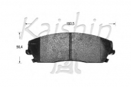 Комплект тормозных колодок KAISHIN D10126