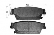 Комплект тормозных колодок KAISHIN D10143