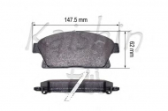 Комплект тормозных колодок KAISHIN D10178