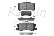 Комплект тормозных колодок KAISHIN D6106