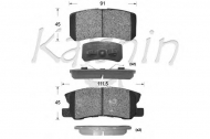Комплект тормозных колодок KAISHIN FK6106