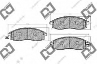 Комплект тормозных колодок DJ PARTS BP1076