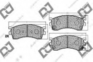 Комплект тормозных колодок DJ PARTS BP1084
