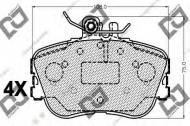 Комплект тормозных колодок DJ PARTS BP1180