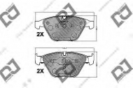 Комплект тормозных колодок DJ PARTS BP1184
