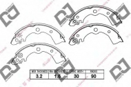 Комлект тормозных накладок DJ PARTS BS1040