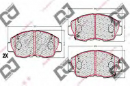 Комплект тормозных колодок DJ PARTS BP1753