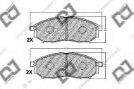 Комплект тормозных колодок DJ PARTS BP1410