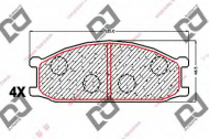 Комплект тормозных колодок DJ PARTS BP1781